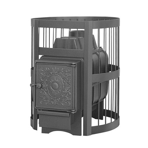 Чугунная печь для бани Везувий Легенда Стандарт 16 (ДТ-4) б/в