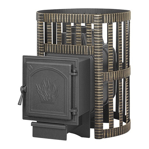 Чугунная печь для бани Везувий Легенда Ковка 16 (271)