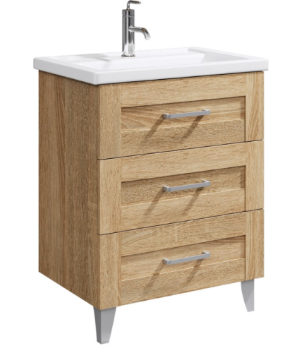 Тумба с умывальником AQWELLA Foster 71 Дуб сонома FOS01073DS