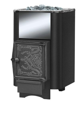 Чугунная печь для бани ВЕЗУВИЙ Сенсация 22 Антрацит (ДТ-4) б/в