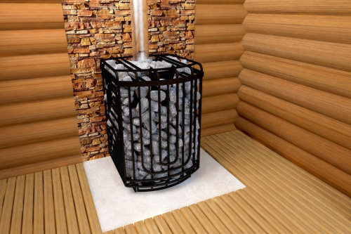 Печь банная Теплодар СИБИРСКИЙ УТЕС 20 ЛП Профи Панорама (2019)