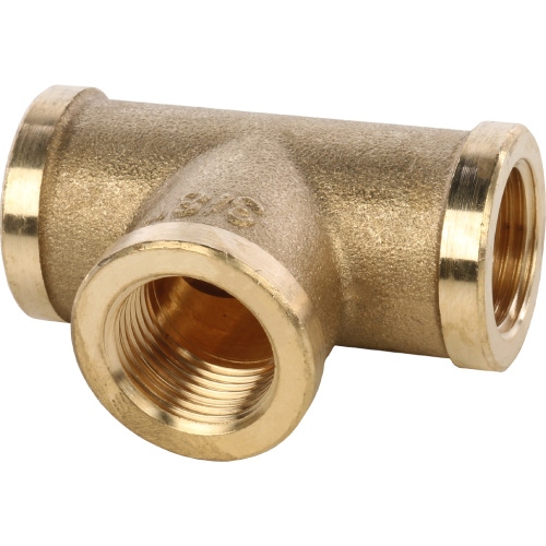 Тройник Stout 3/8"ВВВ латунь SFT-0019-000038
