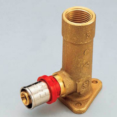 Водорозетка пресс Tiemme 16x1/2"В H=77 мм металлопластик 1650097