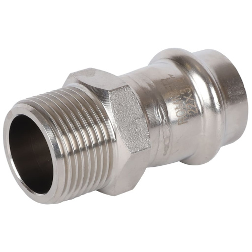 Соединитель ВПр-НР 22x3/4" пресс, нержавеющая сталь Rommer Соединитель ВПр-НР 22x3/4" пресс, нержавеющая сталь Rommer