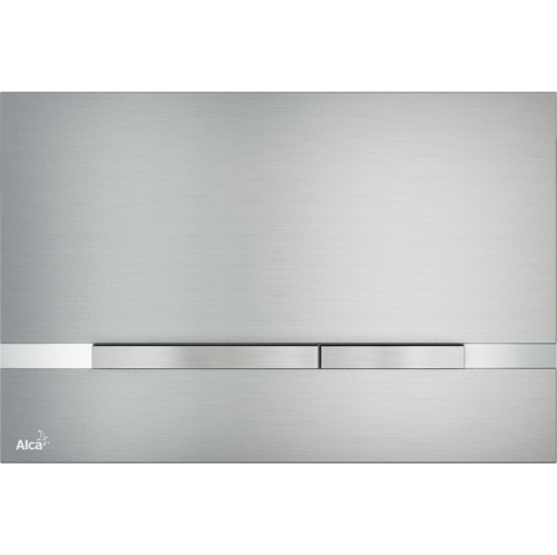 Смывная клавиша Alcaplast Flat STRIPE, алюминий матовый, клавиша алюминий глянцевый Смывная клавиша Alcaplast Flat STRIPE, алюминий матовый, клавиша алюминий глянцевый