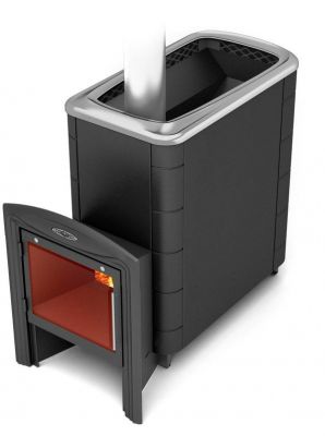 Банная печь Тунгуска XXL 2013 Inox Витра антрацит Банная печь Тунгуска XXL 2013 Inox Витра антрацит