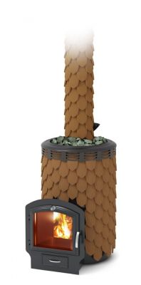 Банная печь Альфа Панголина Inox ЧДБСЭ ЗК терракота Банная печь Альфа Панголина Inox ЧДБСЭ ЗК терракота