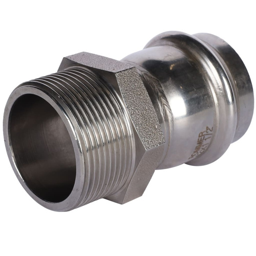 Соединитель ВПр-НР 42x11/2" пресс, нержавеющая сталь Rommer Соединитель ВПр-НР 42x11/2" пресс, нержавеющая сталь Rommer