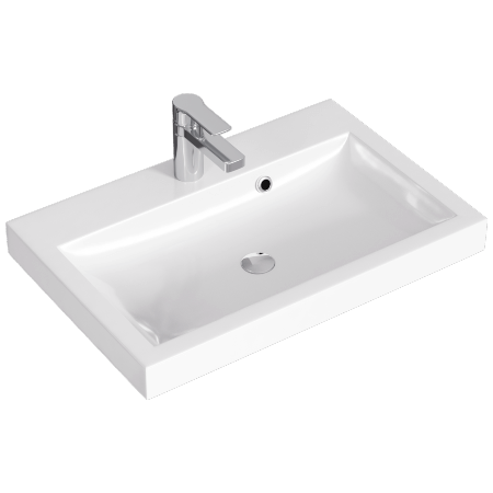 Тумба с умывальником AQWELLA Infinity 60 Белый Inf.01.06/001 Тумба с умывальником AQWELLA Infinity 60 Белый Inf.01.06/001