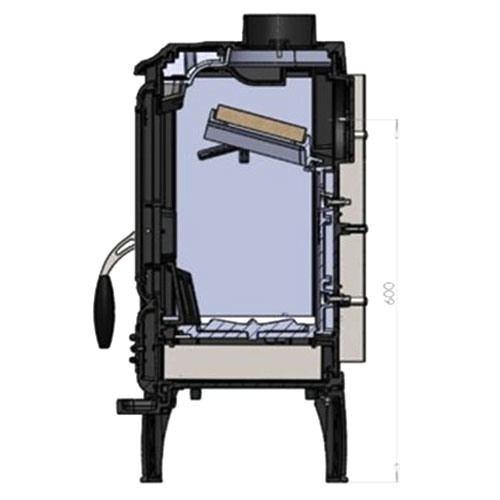 Печь-камин GUCA ARINA - 2110 (низкая) Печь-камин GUCA ARINA - 2110 (низкая)