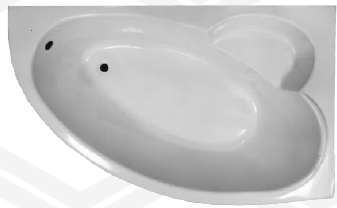 Акриловая ванна Eurolux SPARTA 160x100 E2160100035R Акриловая ванна Eurolux SPARTA 160x100 E2160100035R