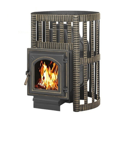 Чугунная печь для бани Везувий Легенда Ковка 28 (270) б/в