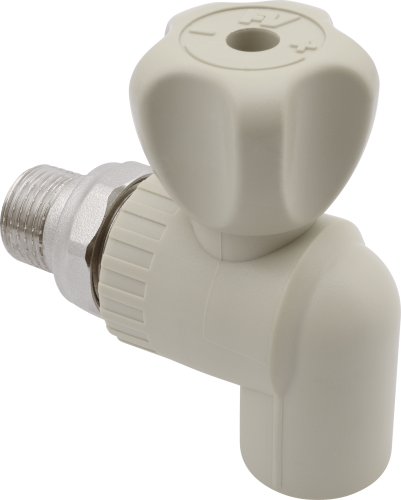 Кран радиаторный угловой FV-plast 20x1/2"Н полипропилен AA290020012
