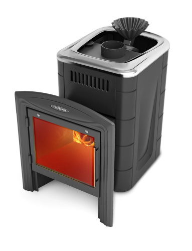 Банная печь Гейзер Мини 2016 Carbon Витра ЗК антрацит Термофор Банная печь Гейзер Мини 2016 Carbon Витра ЗК антрацит Термофор