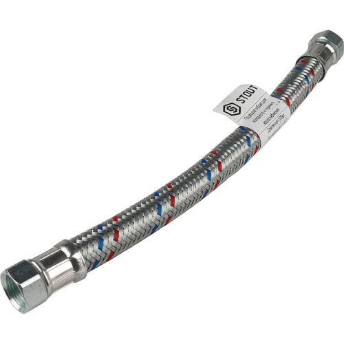 Подводка для воды 3/4" гайка-гайка, длина 50см Stout