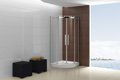 Душевой уголок 100x100 Cezares STYLUS-O-M-R-2-100-C-Cr