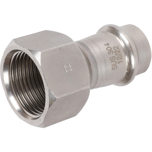 Соединитель ВПр-ВР 18x3/4" пресс, нержавеющая сталь Rommer