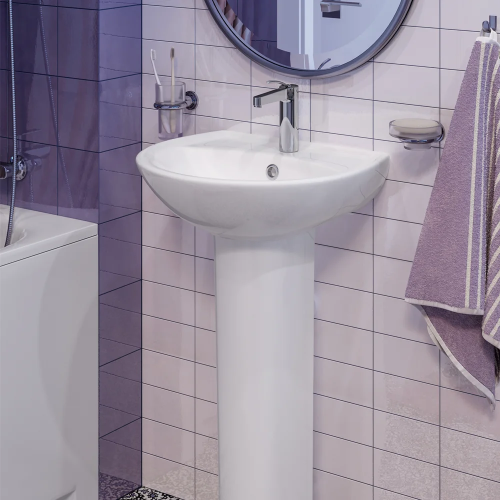 Раковина Sanita АТТИКА 48, белый 470x405 Раковина Sanita АТТИКА 48, белый 470x405