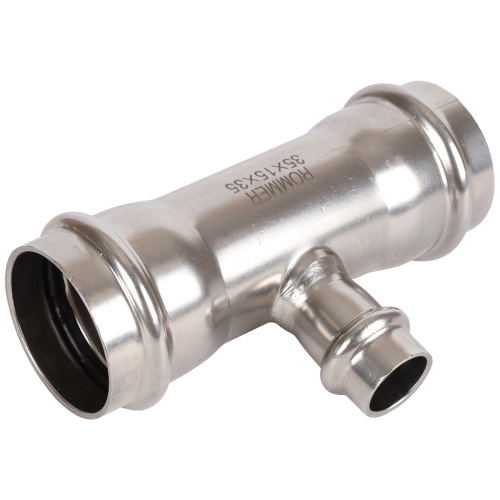 Тройник переходной ВПр 35х15х35 пресс, нержавеющая сталь Rommer Тройник переходной ВПр 35х15х35 пресс, нержавеющая сталь Rommer