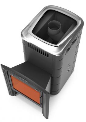 Банная печь Тунгуска 2017 Carbon Витра ТО антрацит Банная печь Тунгуска 2017 Carbon Витра ТО антрацит