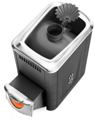 Банная печь Ангара 2012 Inox ДНС ЗК ТО антрацит Банная печь Ангара 2012 Inox ДНС ЗК ТО антрацит