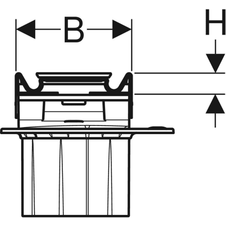 Дренажный канал Geberit CleanLine60 154.456.KS.1