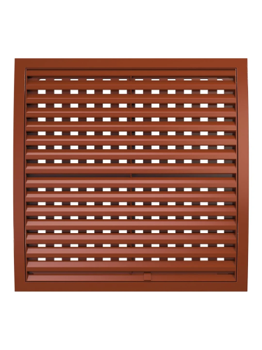 3535РРПН терр, Решетка наружная ASA вентиляционная регулируемая 350х350, терракотовая 3535РРПН терр, Решетка наружная ASA вентиляционная регулируемая 350х350, терракотовая