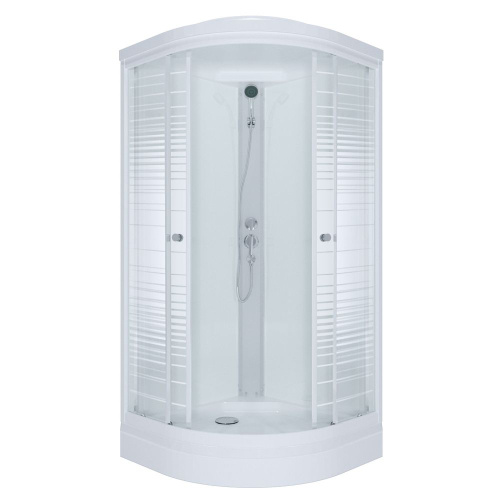 Душевая кабина 90x90 Triton Стандарт А стекло полосы DK153 Душевая кабина 90x90 Triton Стандарт А стекло полосы DK153