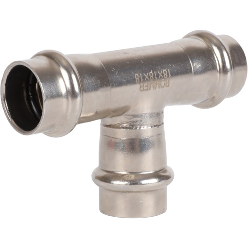 Тройник ВПр 18 пресс, нержавеющая сталь Rommer Тройник ВПр 18 пресс, нержавеющая сталь Rommer