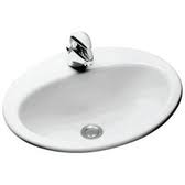 Раковина врезная Jacob Delafon Oval E1358-00 белый 500х210х415 Раковина врезная Jacob Delafon Oval E1358-00 белый 500х210х415