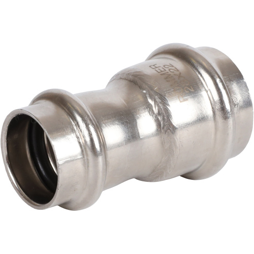 Муфта переходная ВПр 28х22 пресс, нержавеющая сталь Rommer Муфта переходная ВПр 28х22 пресс, нержавеющая сталь Rommer