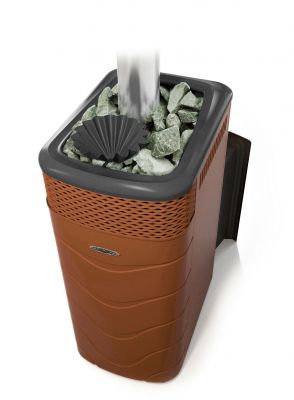 Банная печь Гейзер XXL 2017 Carbon Витра ЗК терракота Банная печь Гейзер XXL 2017 Carbon Витра ЗК терракота