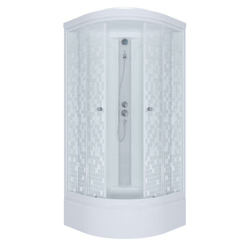 Душевая кабина 100x100 Triton Стандарт В3 стекло мозаика DK66