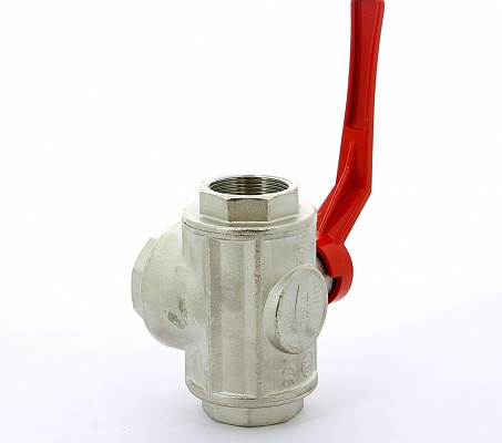 Кран трехходовой 1 1/2"ВВВ с L-переключением ITAP 128 11/2'L Кран трехходовой 1 1/2"ВВВ с L-переключением ITAP 128 11/2'L