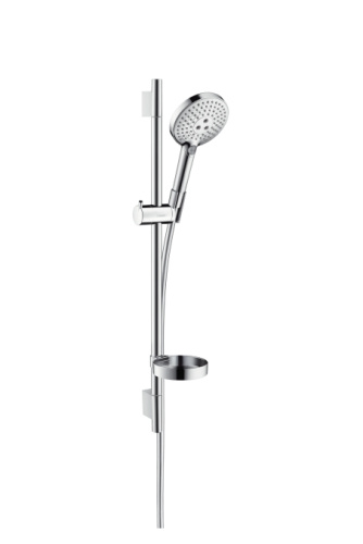 Душевой набор Hansgrohe Raindance Select S 120 3jet штанг 65см, с мыльницей, хром 26630000