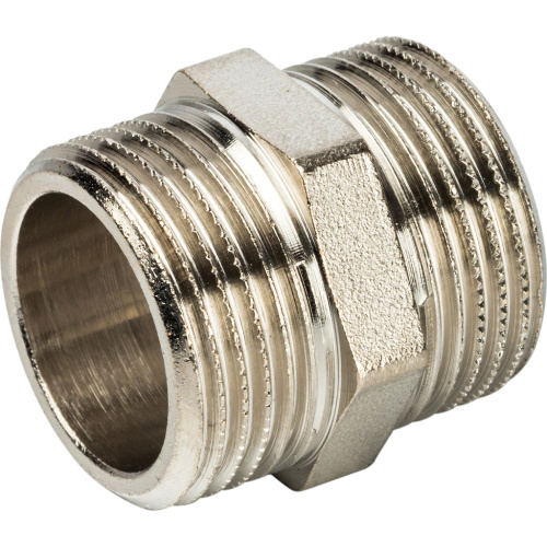 Ниппель Stout 3/4"НН никелированный SFT-0004-003434