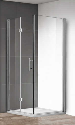 Душевой уголок 100x90 Cezares ECO-O-ASH-1-100/90-C-Cr