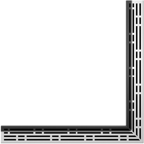 Решетка душевого лотка TECEbasic 1000x1000 мм, угловая, полированная нержавейка 611010 Решетка душевого лотка TECEbasic 1000x1000 мм, угловая, полированная нержавейка 611010