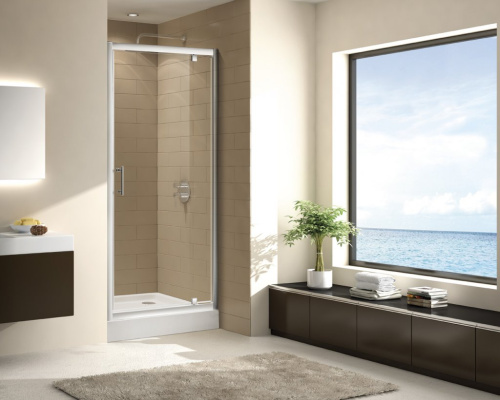 Душевая дверь в нишу Cezares ECO-O-BA-1-80-P-Cr