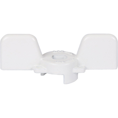 Ручка-бабочка для шарового крана 1/2"-3/4" (Белая) Stout SVB-BUT-1234-01 Ручка-бабочка для шарового крана 1/2"-3/4" (Белая) Stout SVB-BUT-1234-01