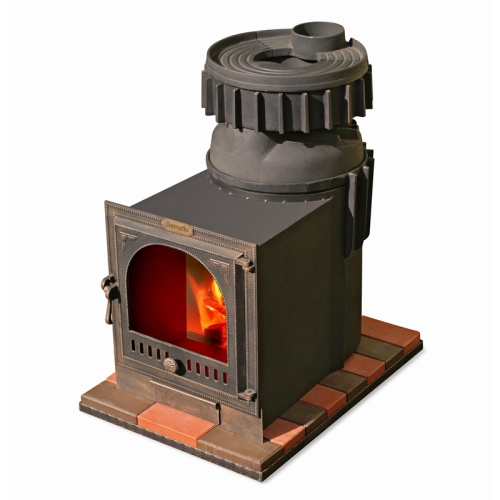 Чугунная банная печь ЛиговЪ-Панорама 30