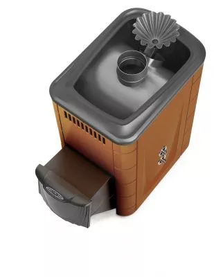 Банная печь Ангара 2012 Inox ДА ЗК ТО терракота Банная печь Ангара 2012 Inox ДА ЗК ТО терракота