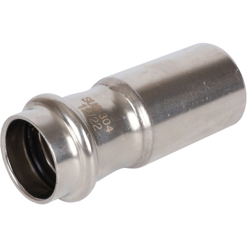 Муфта переходная однораструбная НПр 28x22 пресс, нержавеющая сталь Rommer Муфта переходная однораструбная НПр 28x22 пресс, нержавеющая сталь Rommer