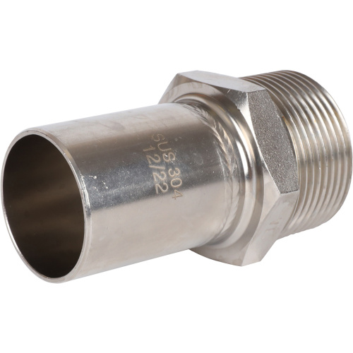 Вставка переходная НПр-НР 35x11/4" пресс, нержавеющая сталь Rommer Вставка переходная НПр-НР 35x11/4" пресс, нержавеющая сталь Rommer