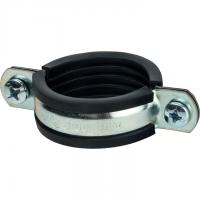 Хомут 1 1/2" D47-52мм с гайкой M8 оцинкованный с резинкой Stout SAC-0020-000112 Хомут 1 1/2" D47-52мм с гайкой M8 оцинкованный с резинкой Stout SAC-0020-000112