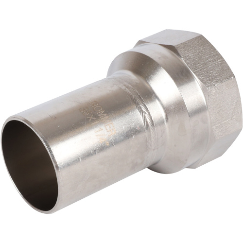 Вставка переходная НПр-ВР 35x11/4" пресс, нержавеющая сталь Rommer Вставка переходная НПр-ВР 35x11/4" пресс, нержавеющая сталь Rommer