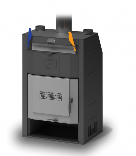 Банно-отопительная печь-камин Теплодар  СИЕСТА 30 Банно-отопительная печь-камин Теплодар  СИЕСТА 30