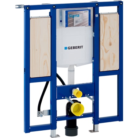 Инсталляция Geberit Duofix для подвесного унитаза, 112 см, со смывным бачком скрытого монтажа Sigma 12 см, для лиц с ограниченными возможностями, для поручней и опор 111.375.00.5 Инсталляция Geberit Duofix для подвесного унитаза, 112 см, со смывным бачком скрытого монтажа Sigma 12 см, для лиц с ограниченными возможностями, для поручней и опор 111.375.00.5