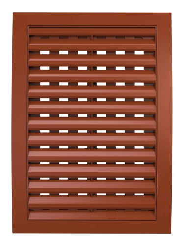 1825РРПН терр, Решетка наружная ASA вентиляционная регулируемая 180х250, терракотовая 1825РРПН терр, Решетка наружная ASA вентиляционная регулируемая 180х250, терракотовая