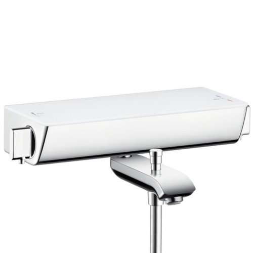 Смеситель для ванны Hansgrohe Ecostat Select 13141400 Белый/Хром, термостатический Смеситель для ванны Hansgrohe Ecostat Select 13141400 Белый/Хром, термостатический